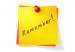 Yellow sticky note - remember!